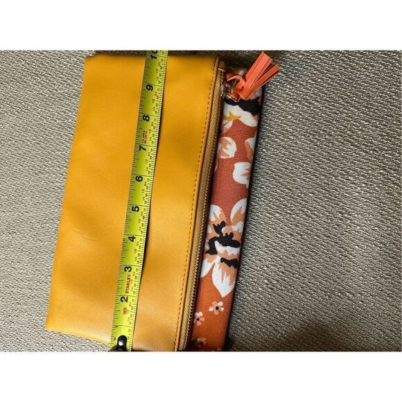 Rachel Pally Reversible Fold Over Clutch Purse Bag in Bloom Orange Floral - Picture 8 of 10